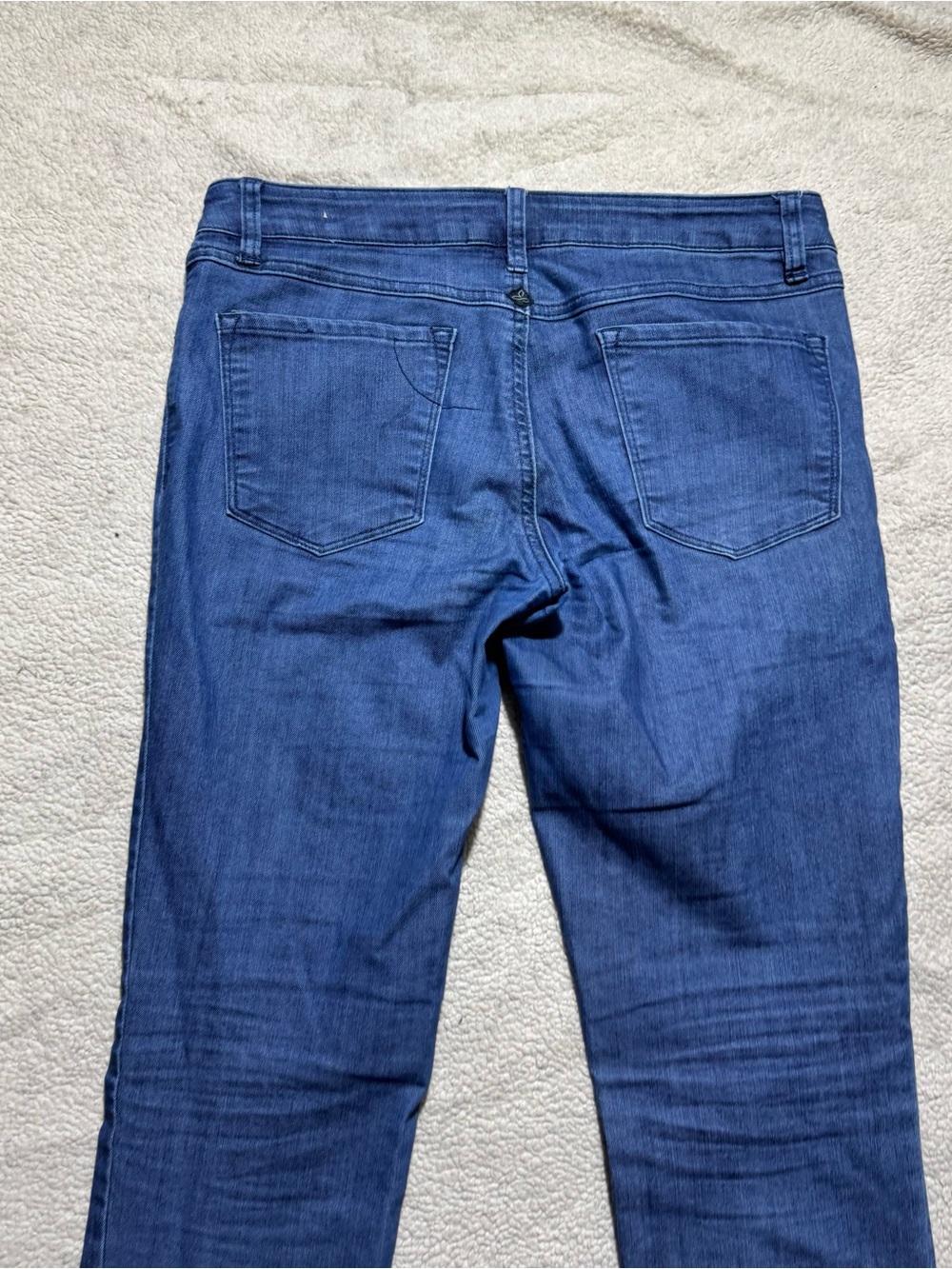 Prana Jeans Womens 6/28 Blue Denim Low Rise Organic Cotton Slim Fit Meas 31x32.5 - Picture 9 of 13